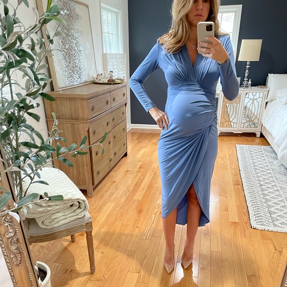 Queen Bee Maternity Dresses & Skirts - Queen Bee London maternity wrap maxi dress